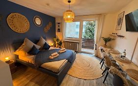 BOHO Apartment Zirbe Blue